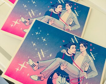 Paw and Order Bridal Carry Riso Print