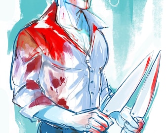 11 x 17" Bloody Hannibal Print