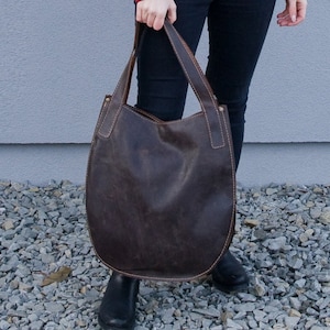 Leather Tote Handbag, Handmade Bag, Womens Tote Bag, Vintage Style, Tote Crossbody Bag, Hobo Crossbody, Gift For Her, Women Gift, Navaho