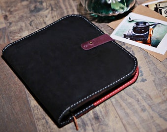 Leder Portfolio, Leder Organizer, Tablet Hülle, Portfolio Organizer, Smartphone Hülle, Journal Hülle, Geburtstagsgeschenk für Freund