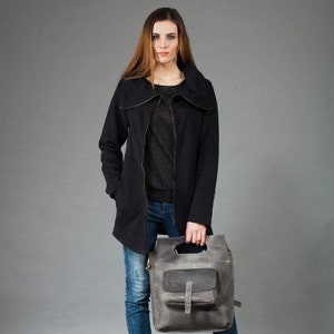 Jacket Women, Bomber Jacket, Winter Jacket, Plus Size Clothing, Zipper Jacket, Oversize Jacket, Long Sleeve Jacket, Gothic Clothing, Urban