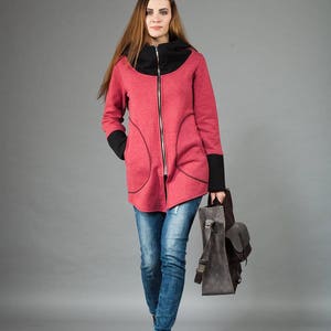 sweatshirt jacket plus size