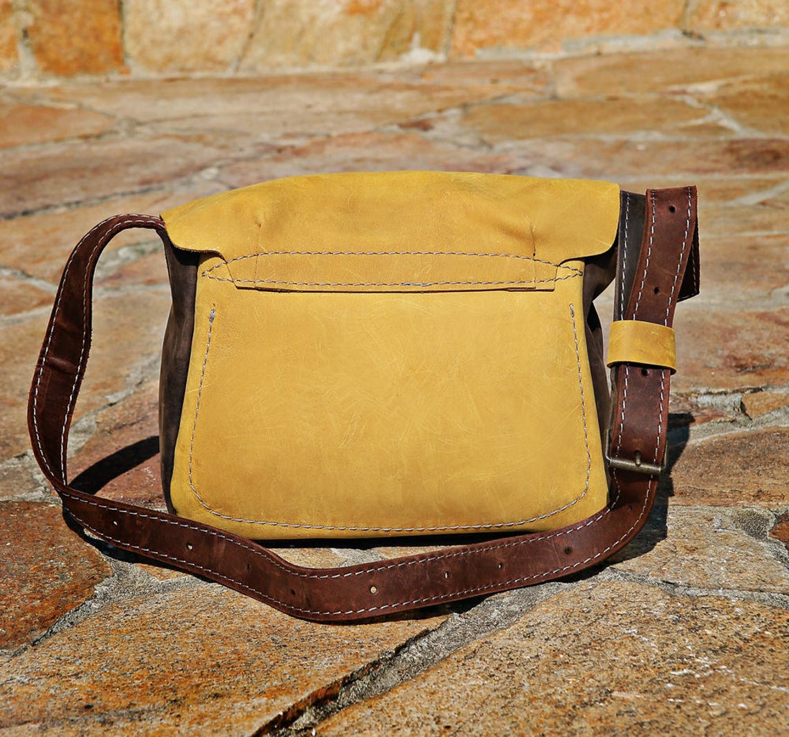 Leather Bag Hand Bag Handmade Messenger Bag Women Bag Etsy