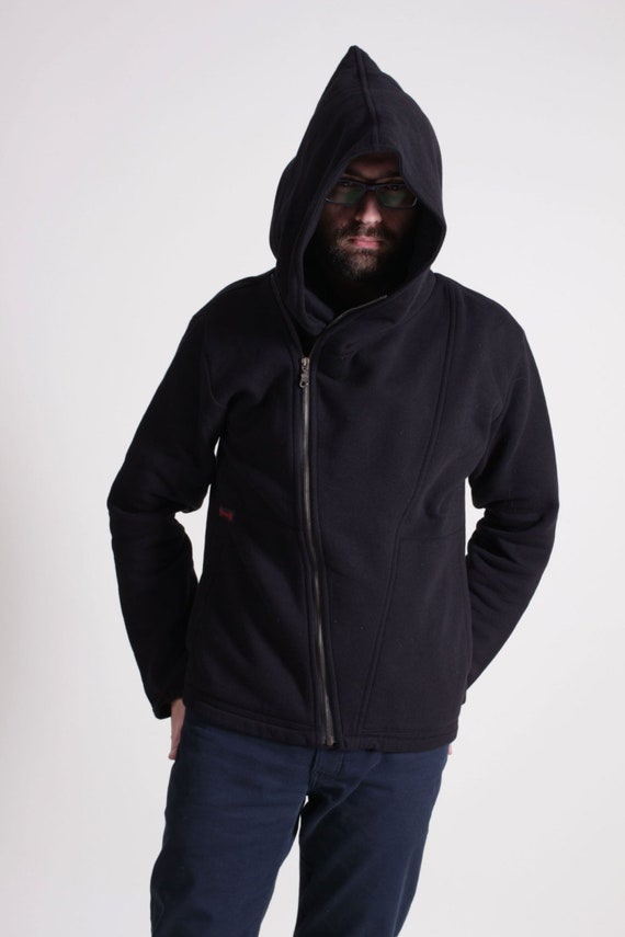 Men's hoodie in Black