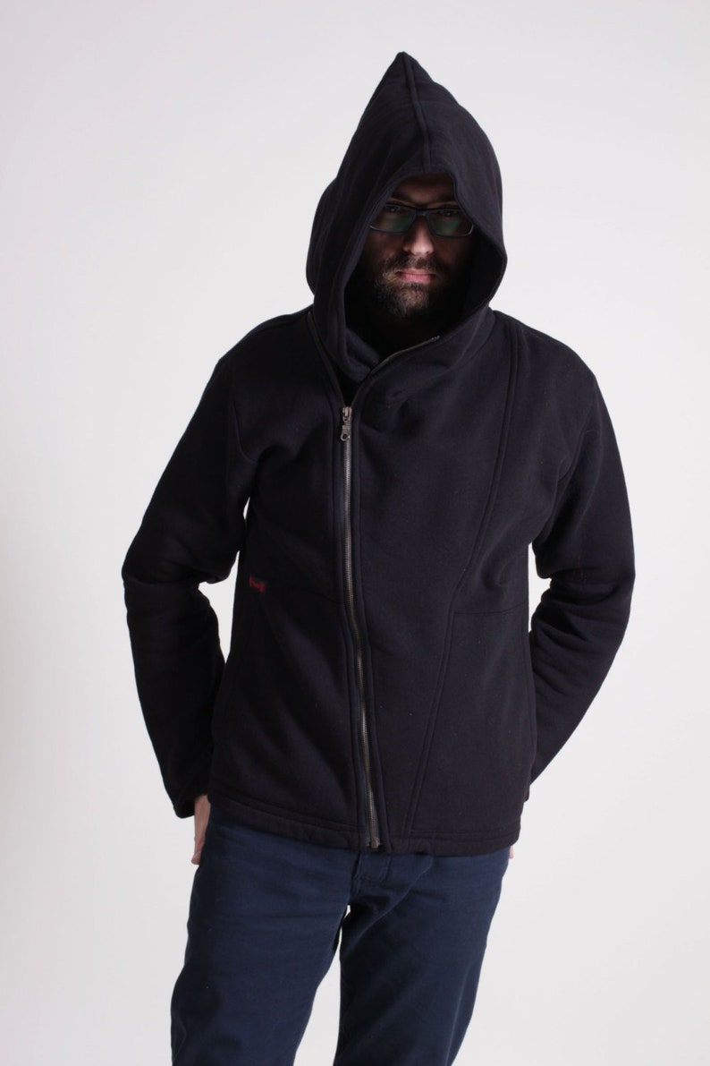 gothic black hoodie