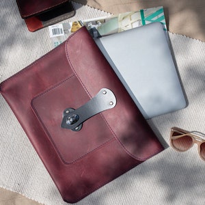 Leather Portfolio, Leather Case, Tablet Case, Document Holder, Leather Folder, Leather Pouch, Leather Laptop Cover, Leather Tablet Protector