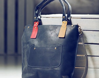 バッグ Workers Leather Handle Tote Bag Navy L1110032.jpg?v=1659659919&