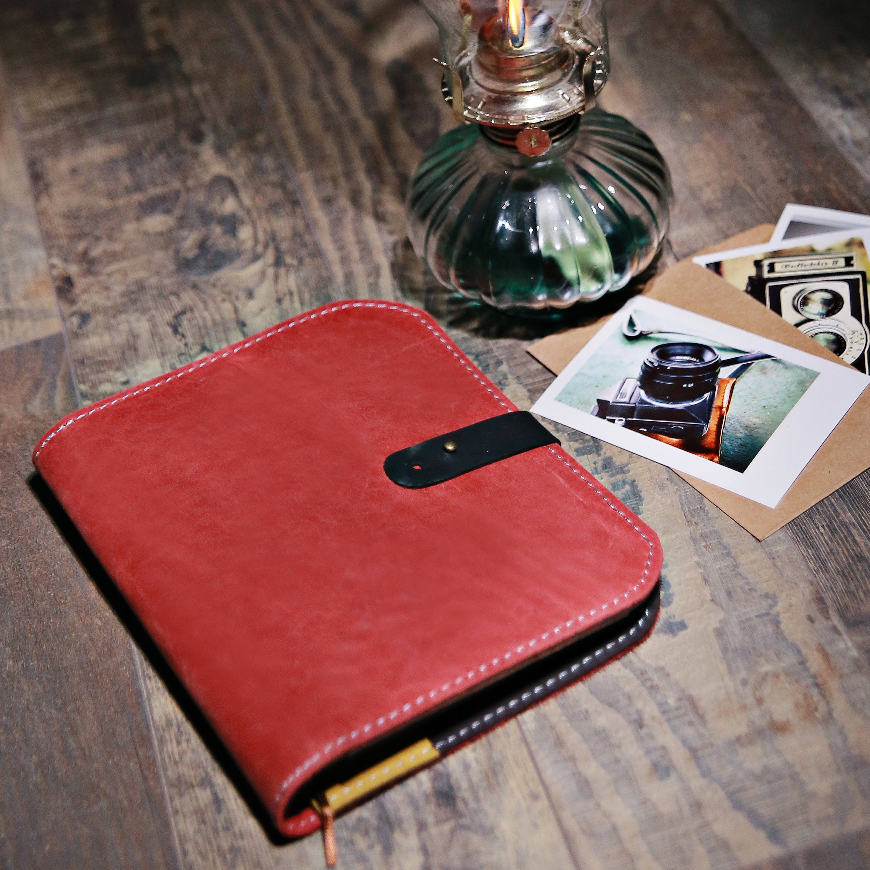 Leather Organizer Portfolio Case Leather Planner Phone Etsy