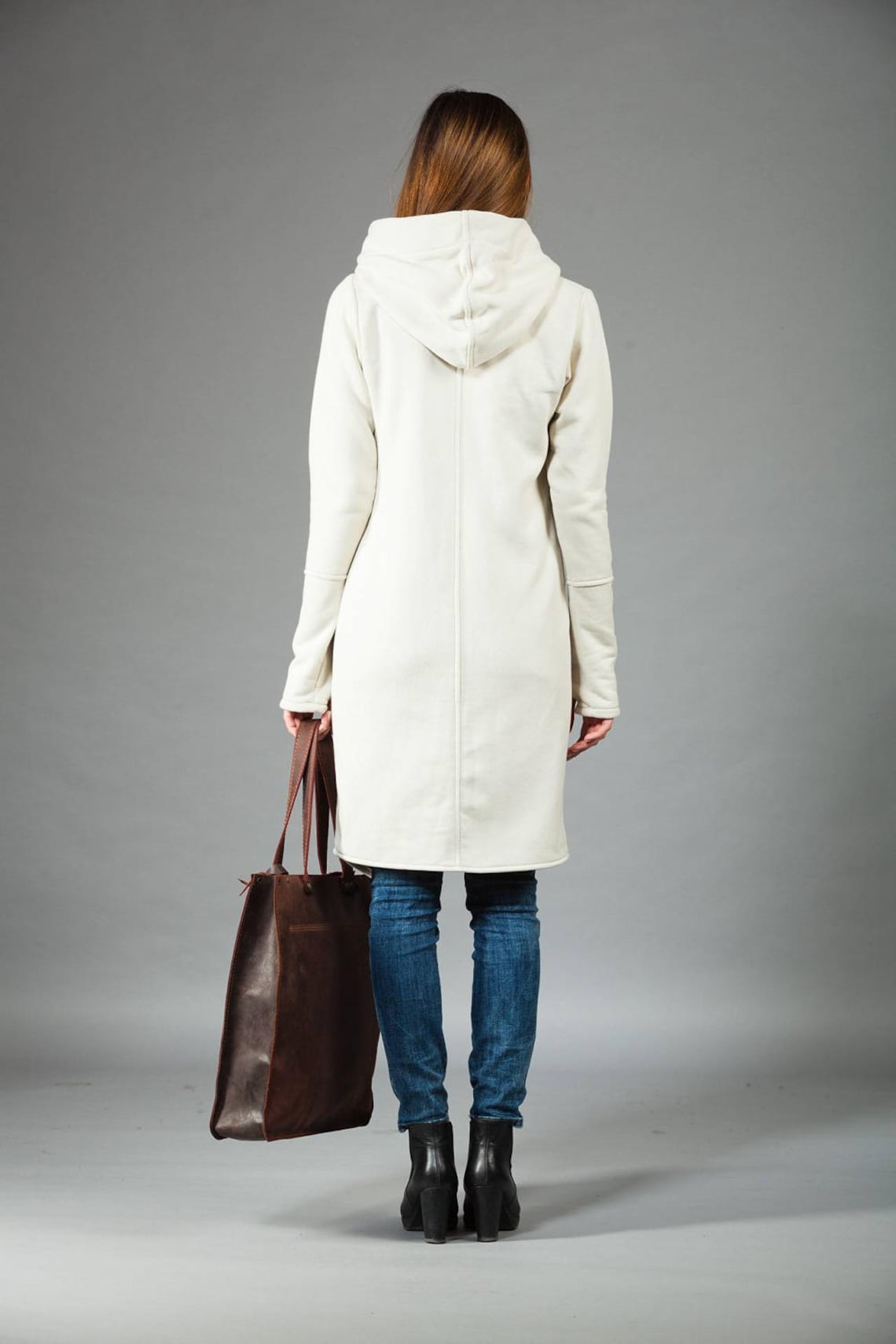 Asymmetrical Wrap Coat Hooded Coat Women Plus Size Clothing - Etsy