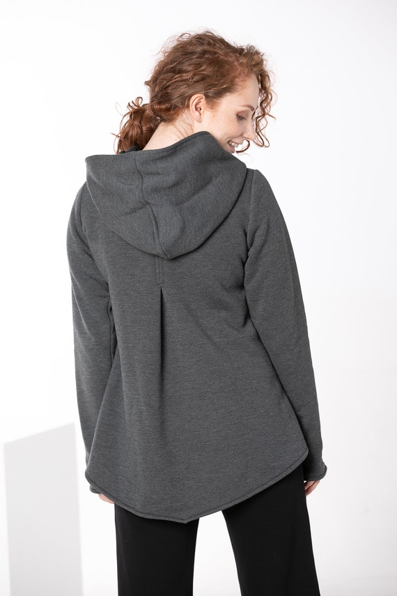 Hoodie jas voor vrouwen verkrijgbaar in 2 kleuren XS Kleding Dameskleding Hoodies & Sweatshirts Hoodies 3XL maten 