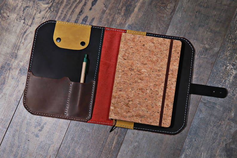 Leather Organizer Portfolio Case Leather Planner Phone Etsy
