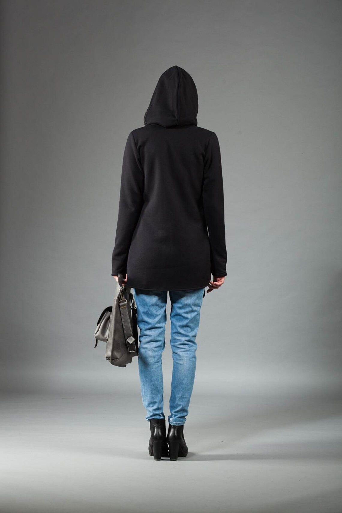 Black Hoodie, Sweatshirt Women, Womens Plus Size Clothing