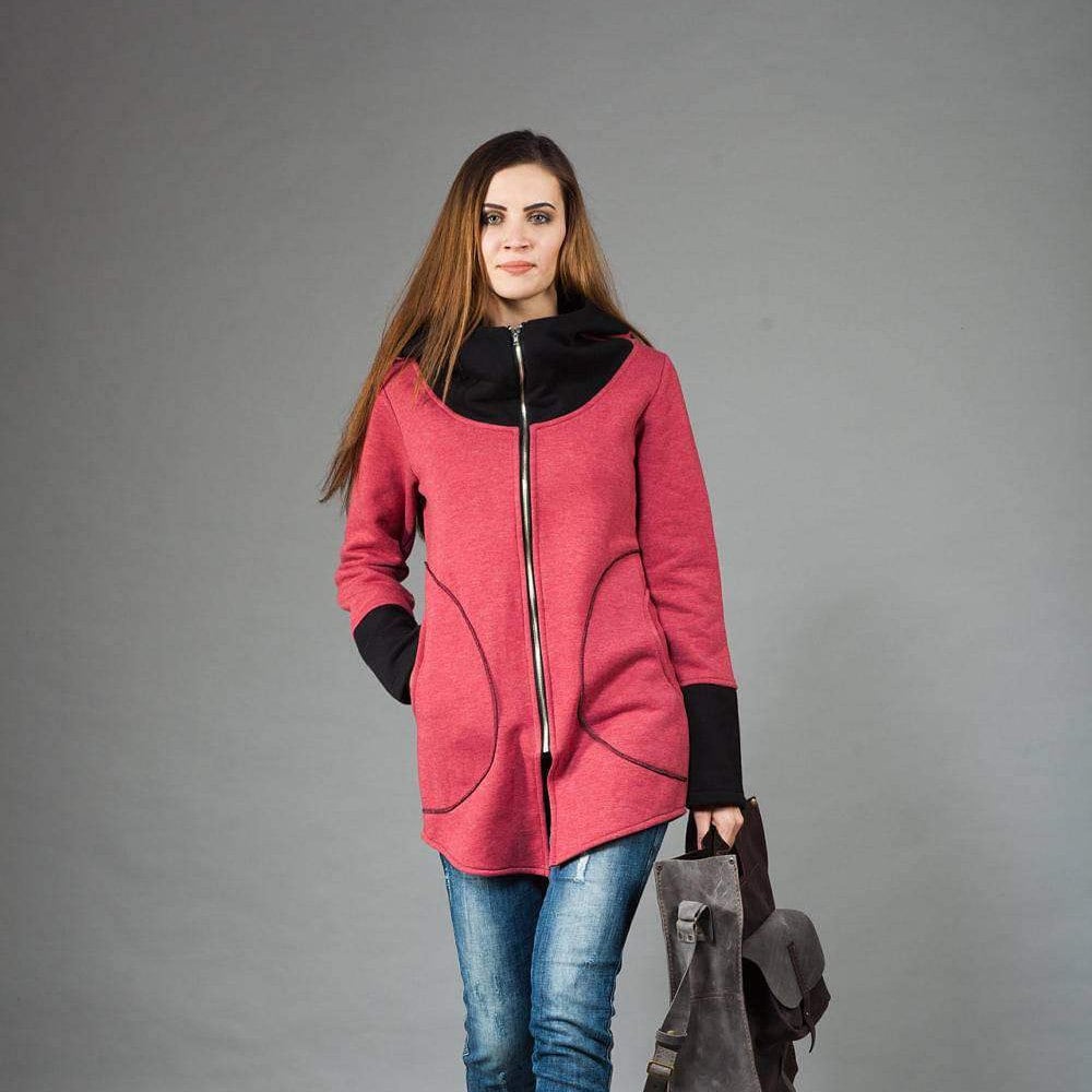 plus size sweat jackets