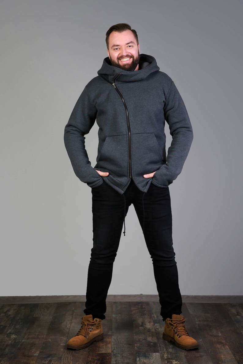 ami zip up hoodie