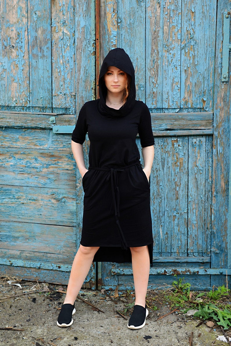 Hooded dress women Clearance