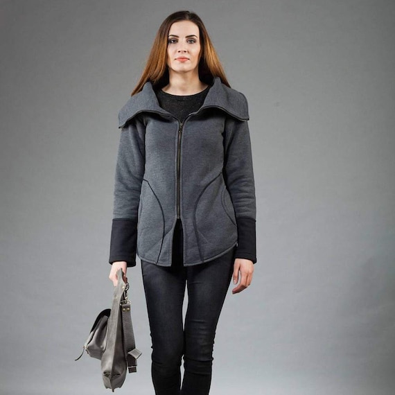 plus size sweat jackets