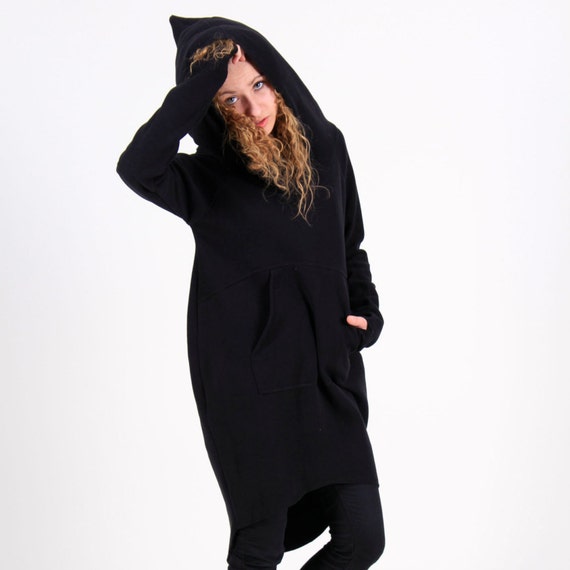 sweater hooded dress