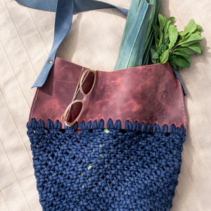 Sac macramé, sac à bandoulière en cuir, sac de tous les jours, sac Boho, sac Hippie, sac de travail, sac de cuisson en cuir, sac à main femme, cadeau pour elle, vêtements Navaho