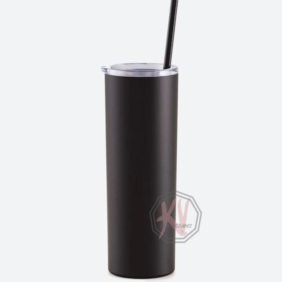 Blank Stainless Steel Tumbler with Straw Lid