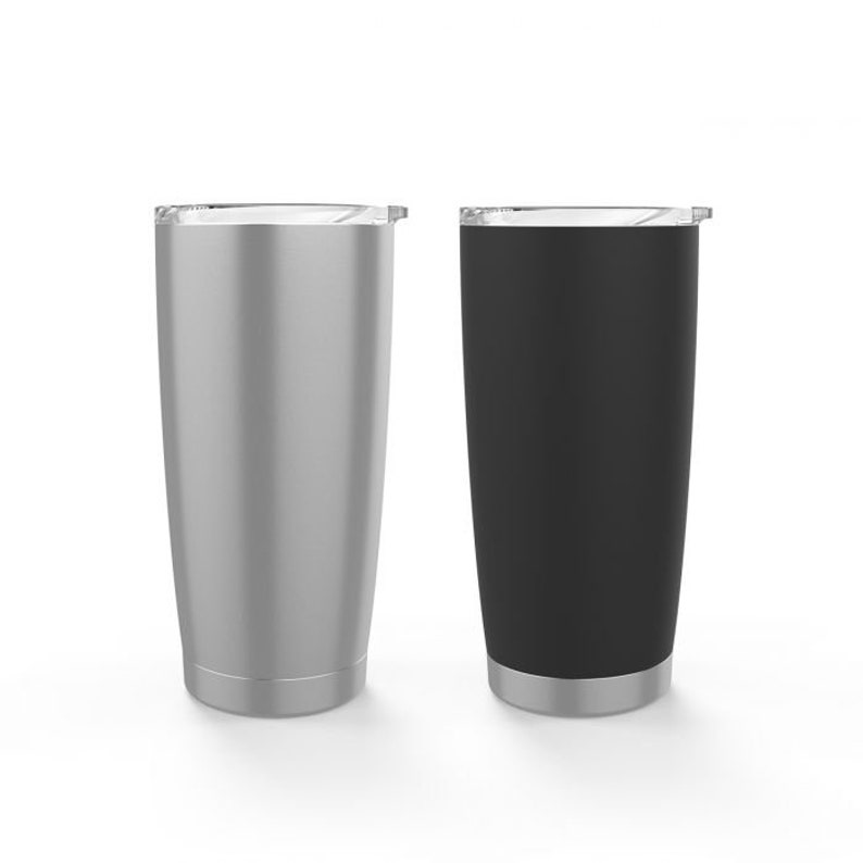 DIY 20 oz Stainless Steel Tumbler Do It Yourself Steel Tumbler Blank Tumbler Matte Black Groomesmen Groom Wedding Camping Trip