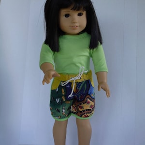 Board shorts for 18 to 20 inch dolls like American Girl and Australian Girl dolls .
