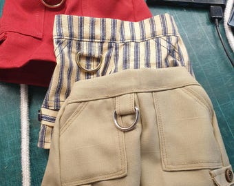 Pantalon cargo pour poupée garçon ou fille de 18 pouces en 2 styles