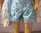 Cool Summer shorts for 18 inch dolls like American Girl and other dolls of similar size.