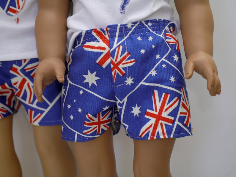 Aussie Flag Print Shorts for Australia Day. Etsy Australia