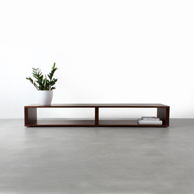 Low Minimalist Extra Wide TV Stand Contemporary Media Etsy