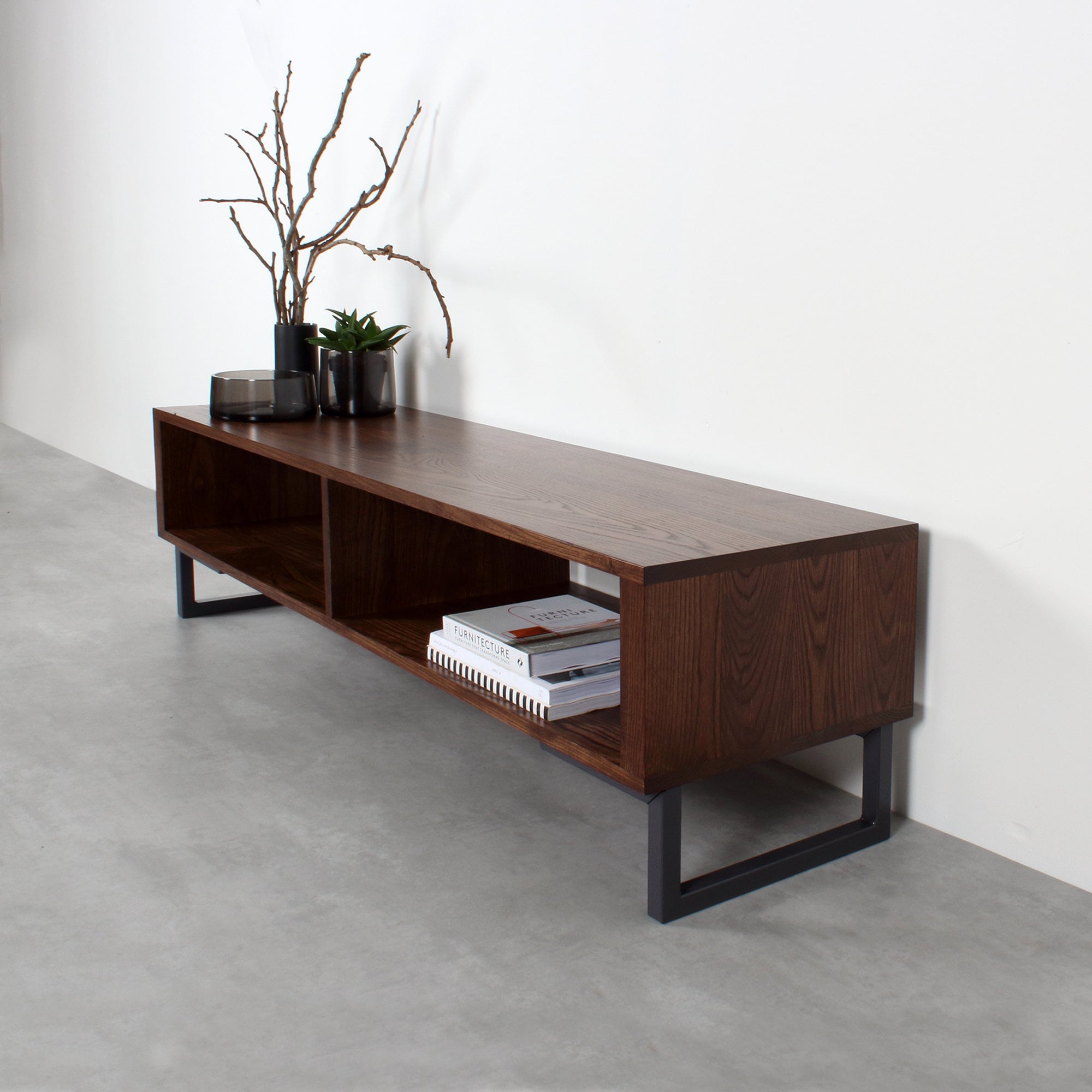 Large Media Stand TV Stand or Coffee Table on Minimalist Etsy