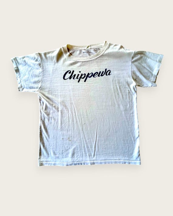 Chippewa, Rare 1950s Chippewa T-shirt
