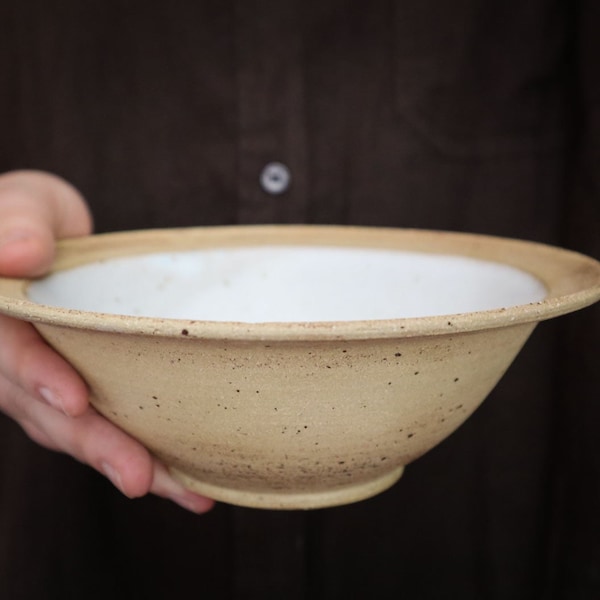 Ceramic cereal bowl handmade