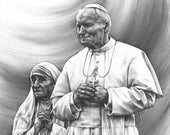 Custom pencil portrait drawing of one to three figures  - portrait from photo - realistic portrait - portrait commission - custom gift idea