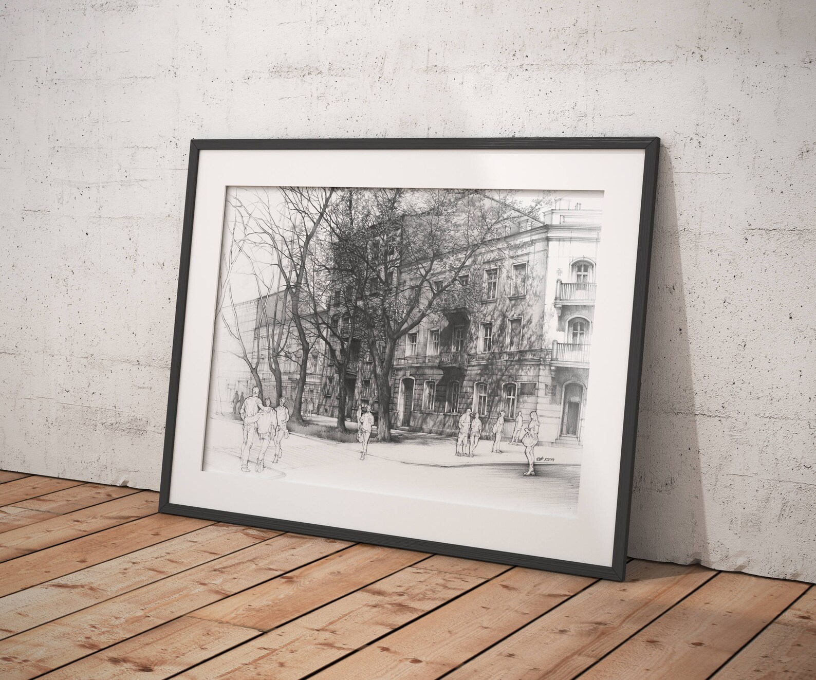 Original Architecture Drawing by Katarzyna Kmiecik / Urban Sketch ...