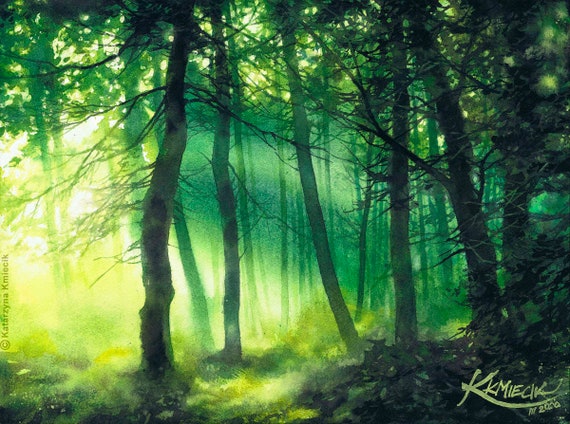 Light 2024 green paintings