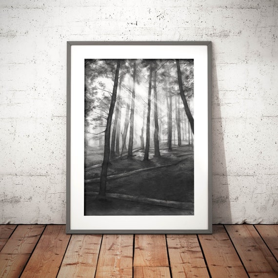 Katarzyna Kmiecik Watercolor Artist  Illustrator on X My dark and  mystical pencil drawing of a forest  Soothing Place 50x70 cm 2008  Art prints httpstcoYORteBbSio httpstcoi2mCsrLhE8  X
