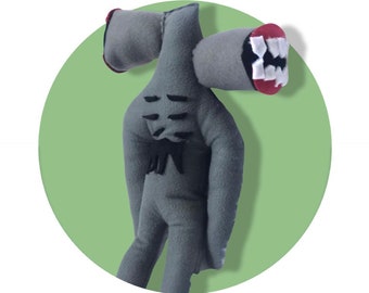 Cabeza de sirena Peluche (Gris)