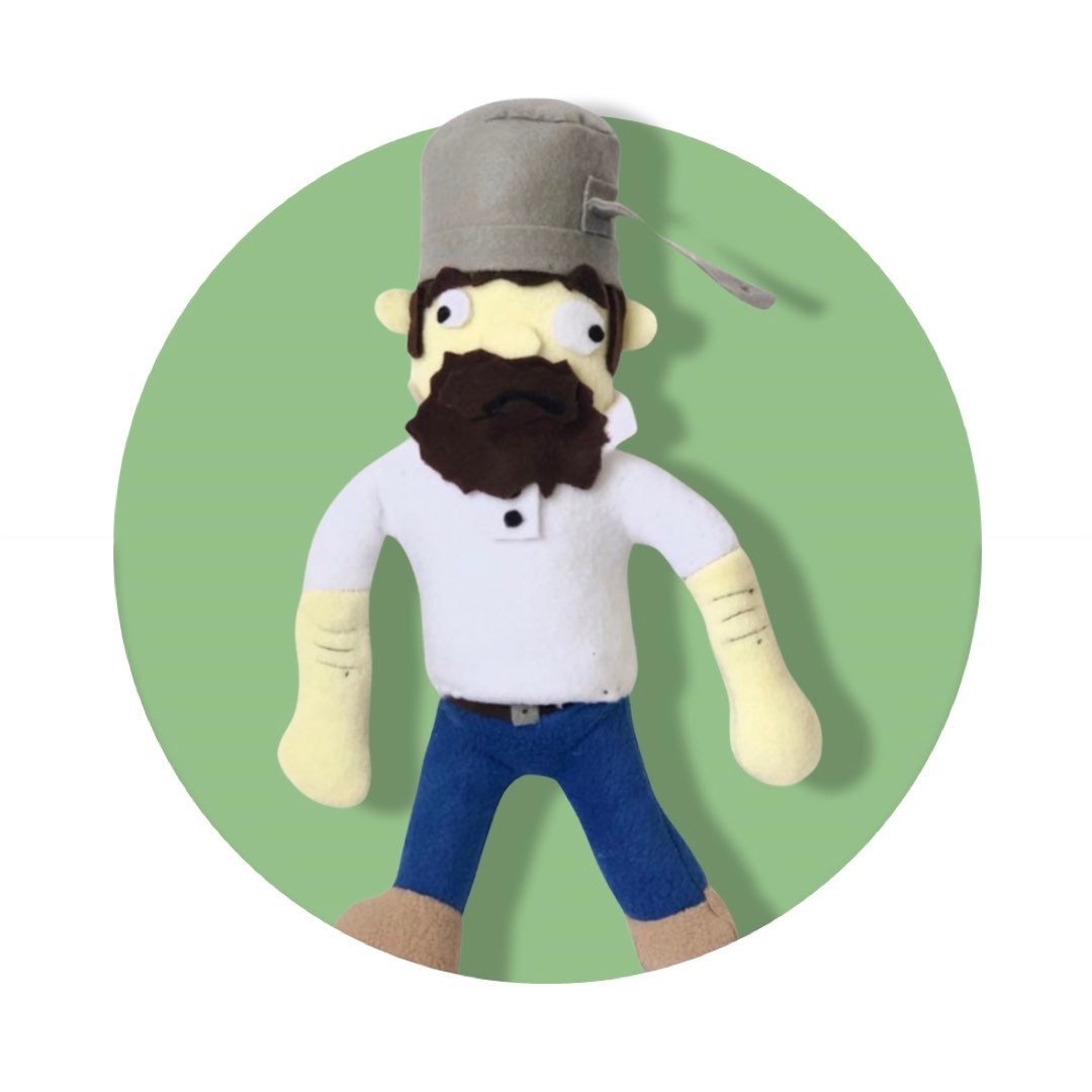 Crazy Dave Plants Vs Zombies Plush - Etsy