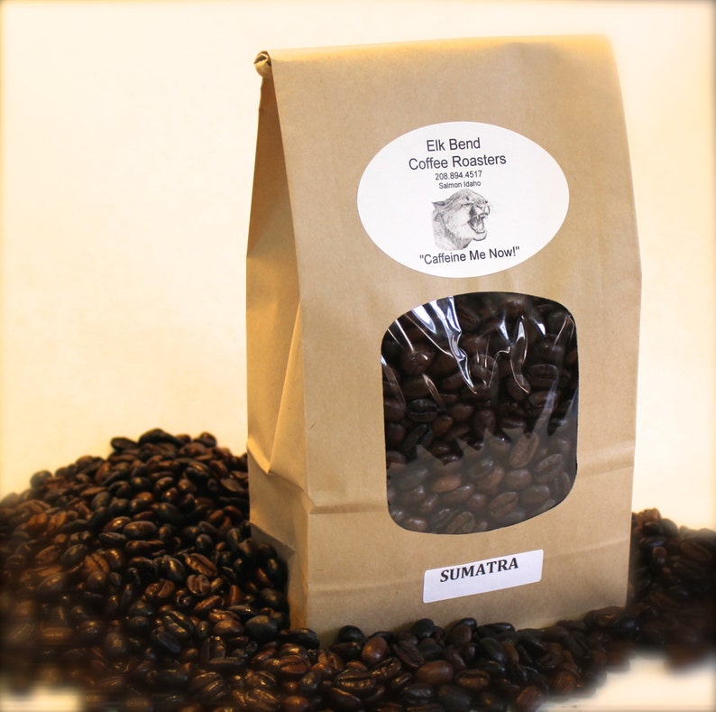 Sumatra Fair Trade Café Tostado Fresco Orgánico 1 libra