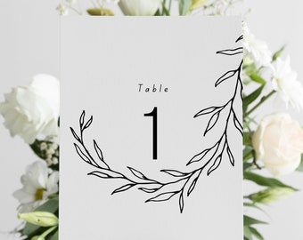 Tableau numéros 1 à 15 | | de téléchargement instantané Numéros de table de mariage | | de décoration de fête | de décoration de mariage | de décoration de mariage simple Décor de table
