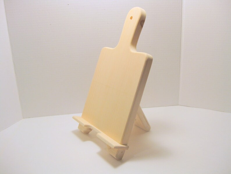 Craft Supplies Wooden Ipad Stand Kitchen Ipad Stand Etsy