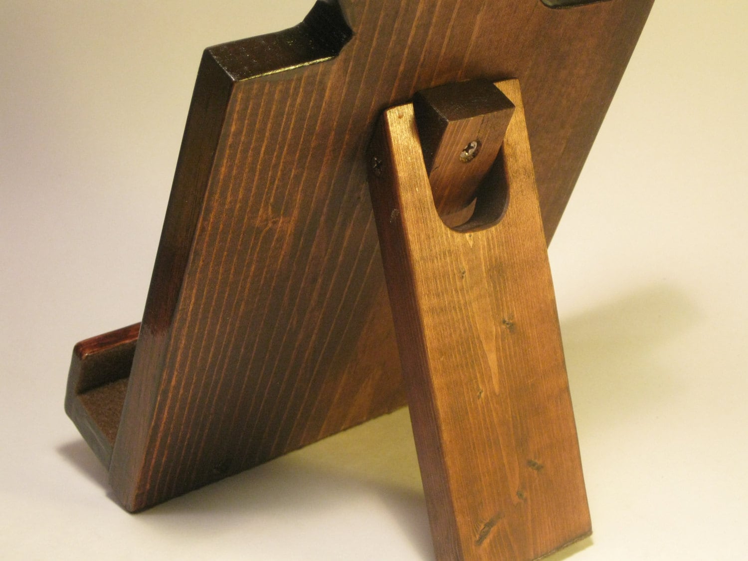 Wood Ipad Stand Ipad Holder Kitchen Art Country Home Decor Etsy