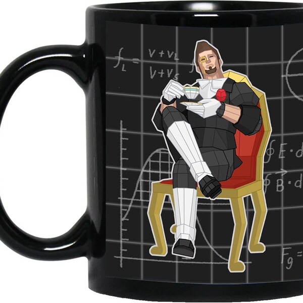 Brandihild, Brandihild mug, Manderville mug, Hildibrand manderville, Nashu, ffxiv, gentleman inspector