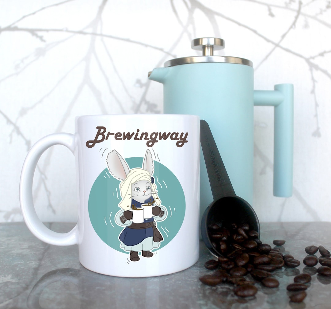 Brewingway, Loporrit, Coffee Mug, Coffee, Ffxiv Inspired Etsy