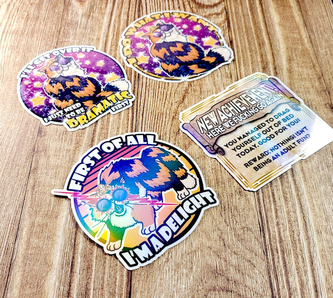 Dungeon Crawler Carl Inspired, Custom Stickers, New Achievement ...