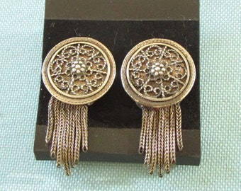 Anatoli Sterling Post Earrings with Fringe