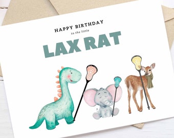 Printable Lacrosse Birthday Card - Etsy