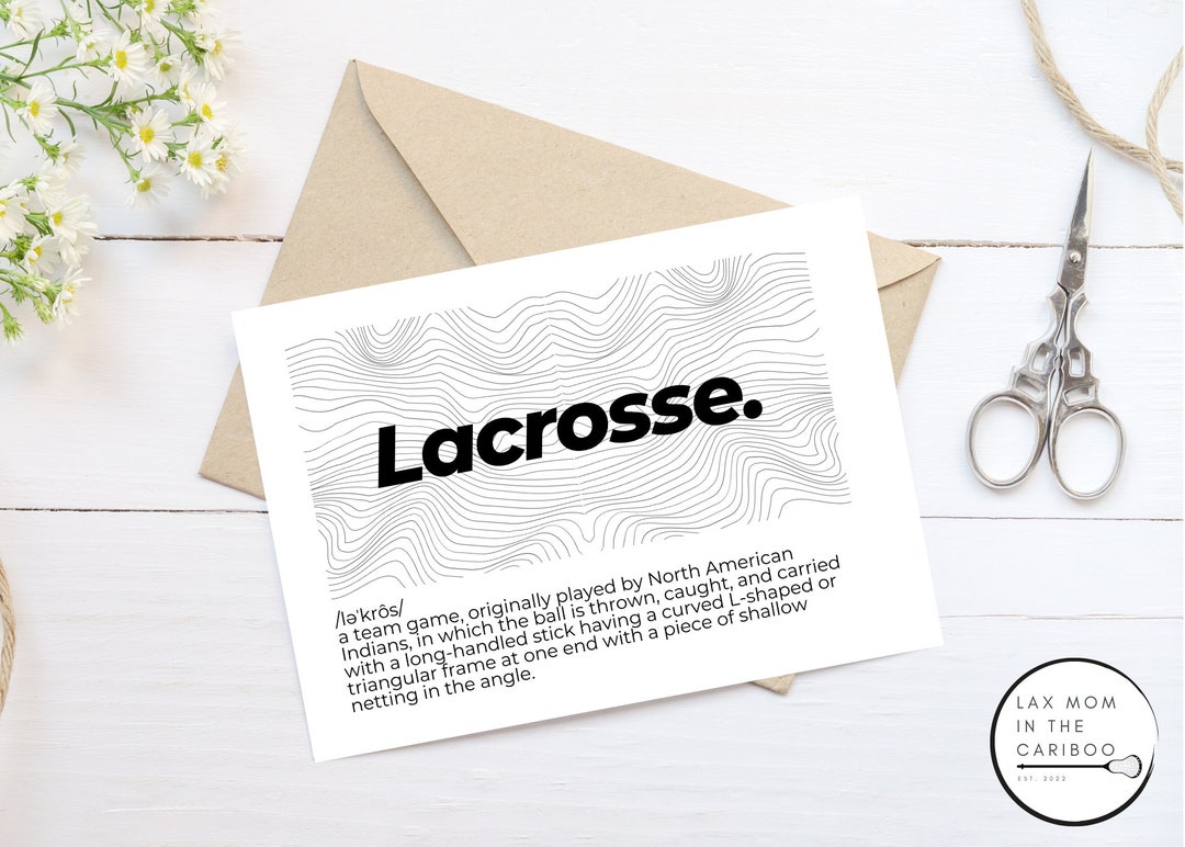 Lacrosse Card Printable blank Inside Lacrosse Definition, Greeting Card