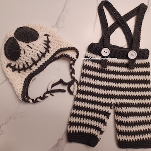 Crochet Baby Skeleton Costume: Halloween Outfit, Photo Prop