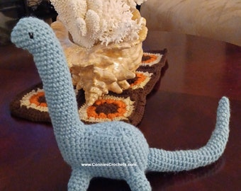 Crochet Brontosaurus Stuffed Animal: Handmade Dinosaur Toy